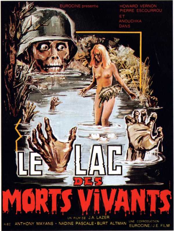 Le lac des morts vivants, l'affiche
