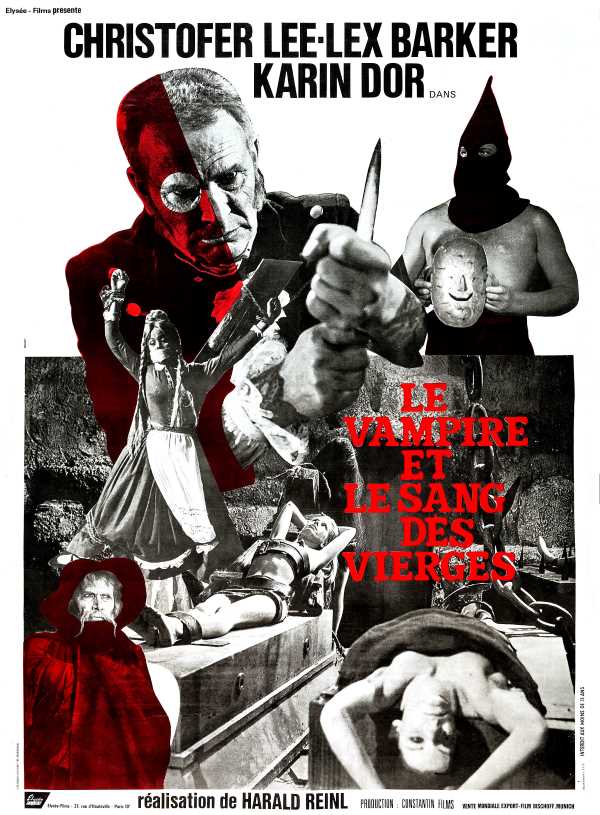 Le vampire et le sang des vierges, l'affiche