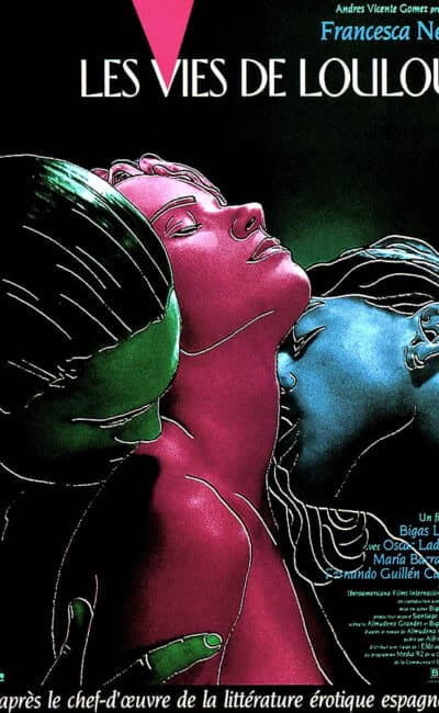 Les vies de Loulou, affiche du film de Bigas Luna (1991, Bac Films)