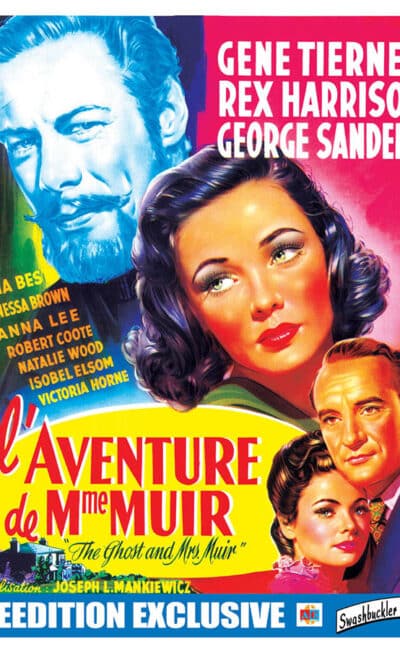 L’aventure de Mme Muir, affiche du film de Mankiewicz, reprise 2014