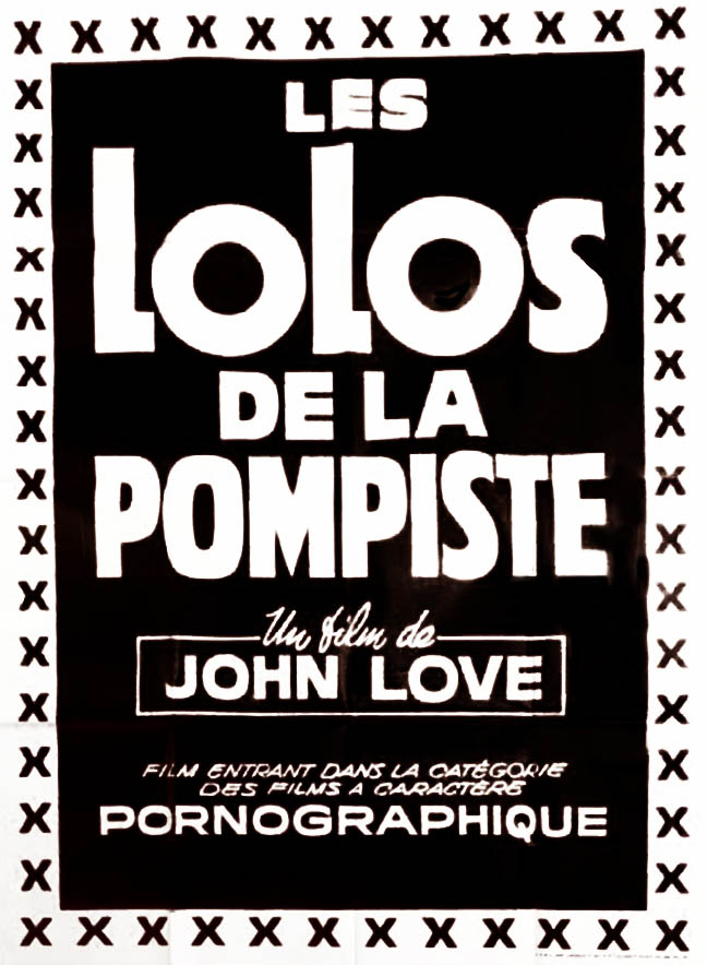 Les lolos de la pompiste, affiche cinéma