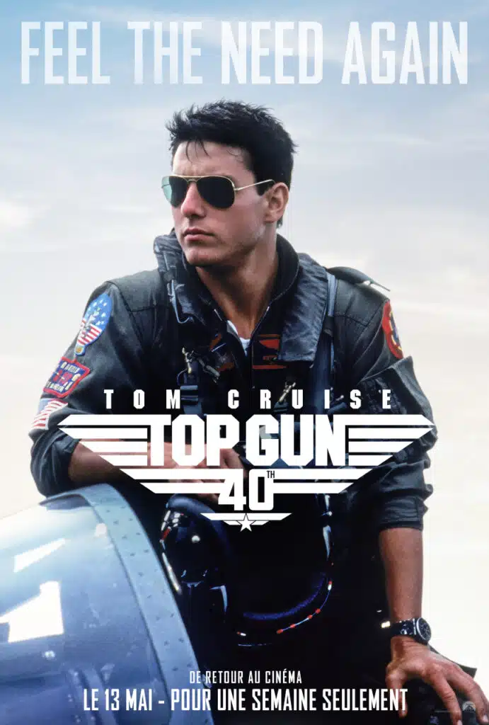 Affiche de Top Gun, reprise anniversaire 40 ans (2026)