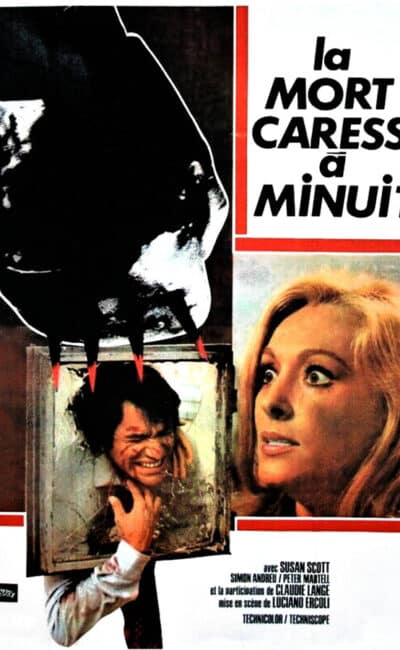 Affiche cinéma de La mort caresse à minuit