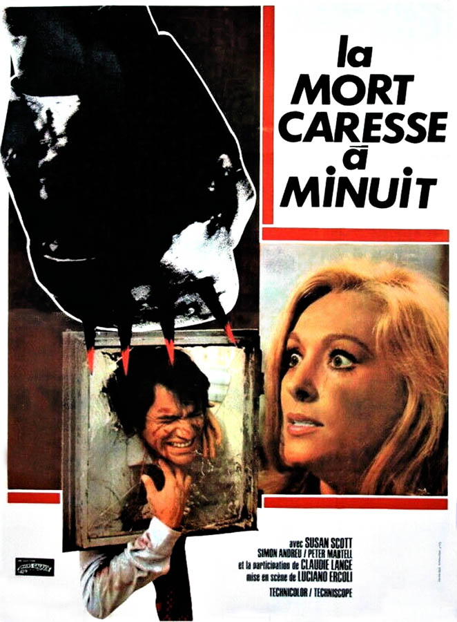 Affiche cinéma de La mort caresse à minuit