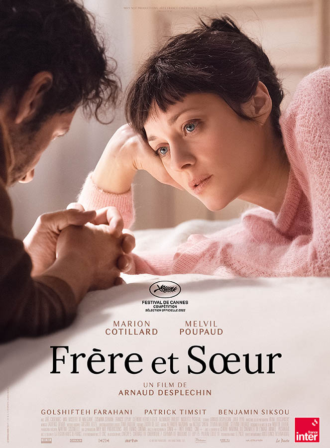 Frère et Soeur, affiche du film d'Arnaud Desplechin