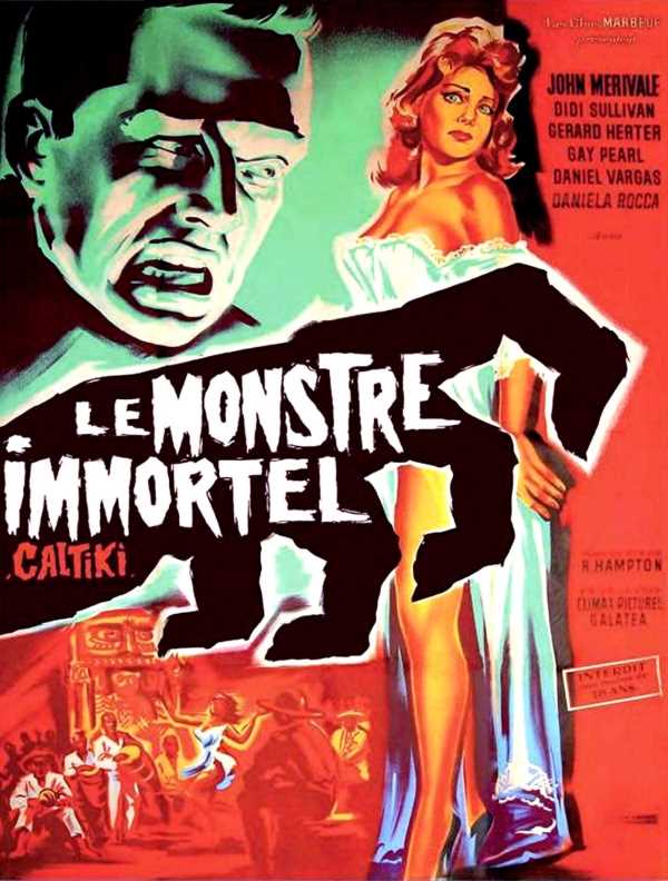 Le monstre immortel Caltiki, l'affiche