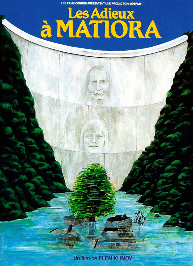 Les adieux à Matiora d'Elem Klimov, affiche