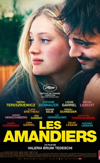 Les amandiers, affiche du film de Valéria Bruni Tedeschi