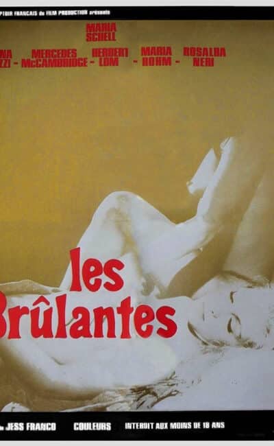 Les brûlantes, de Jess Franco, affiche de 99 Femmes (99 Women)les archives de Cinédweller