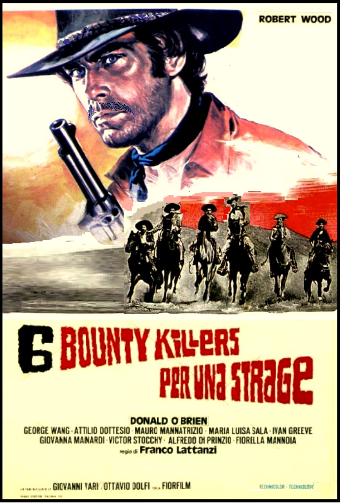 Affiche italienne du film Six tueurs pour un massacre
