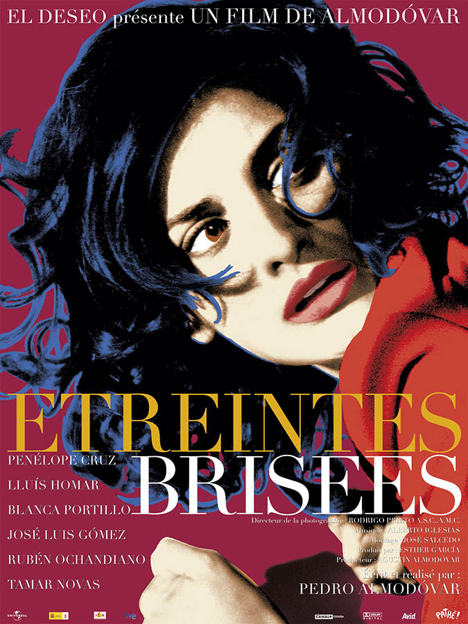 Affiche d'Etreintes brisées de Pedro Almodovar