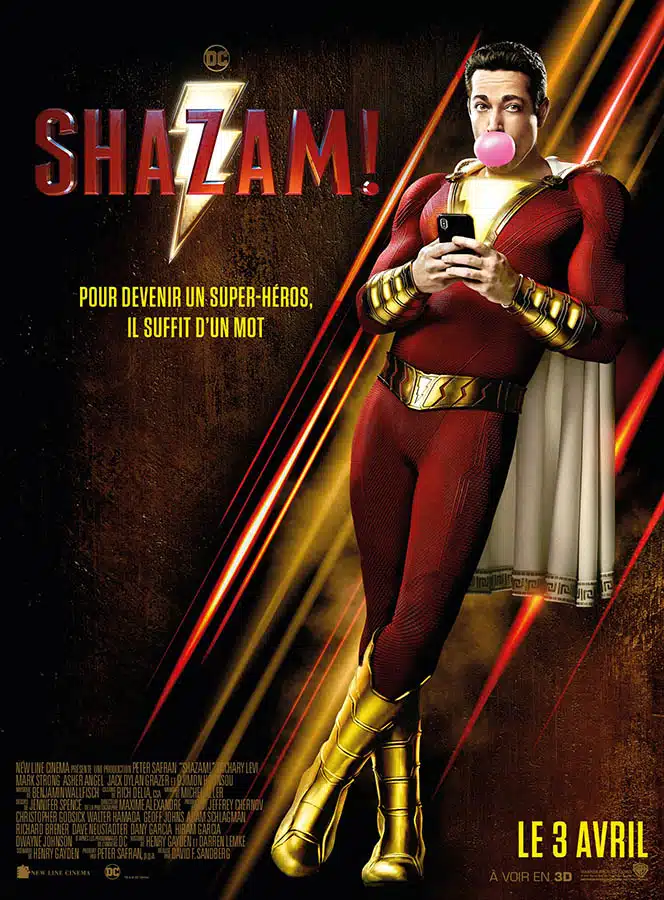 Affiche de Shazam ! de David F. Sandberg