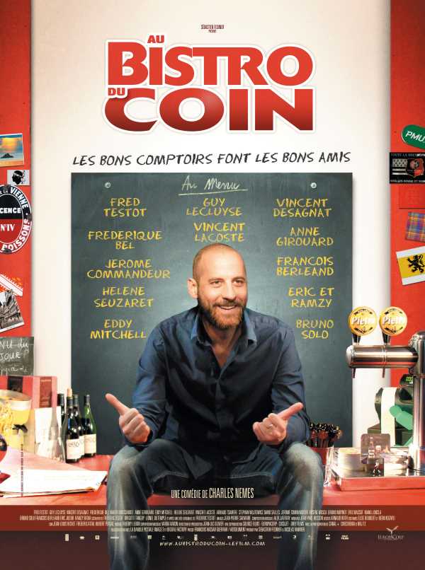 Au bistro du coin, l'affiche