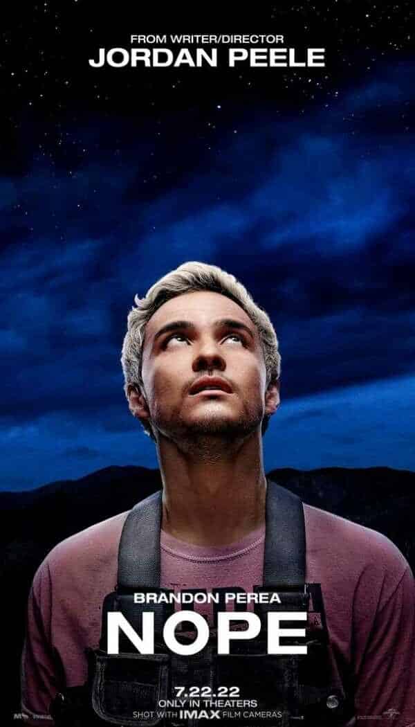 Nope, affiche personnage Brandon Perea