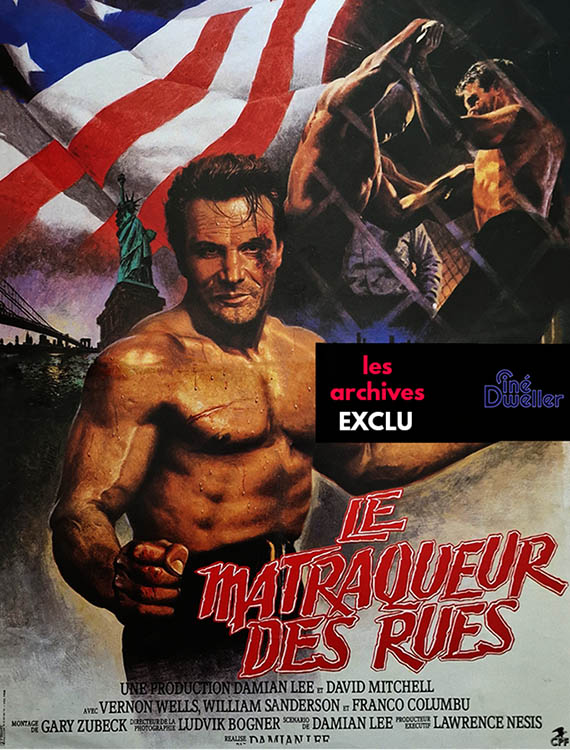Le matraqueur des rues, affiche du film de Damien Lee, exclusivité CinéDweller
