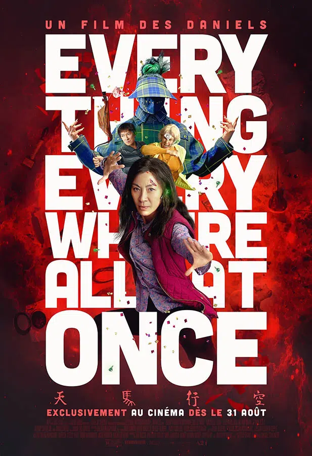 Everything everywhere all at once, affiche