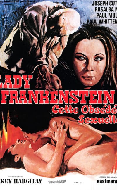 Affiche de Lady Frankenstein, cette obsédée sexuelle