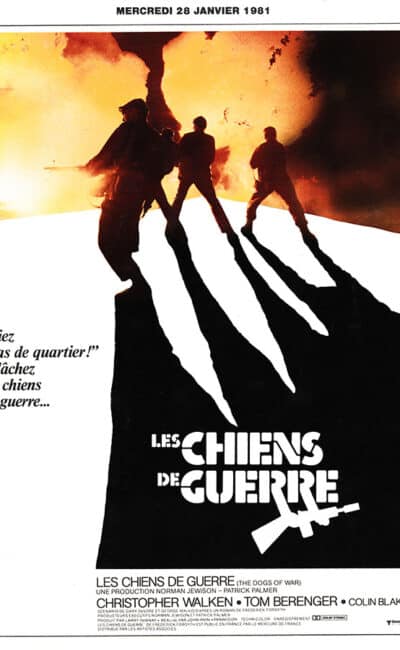 Les chiens de guerre, affiche du film de John Irvin