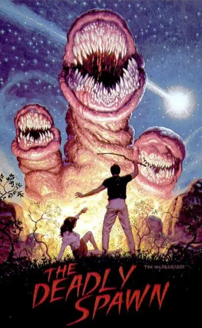 Illustration de Tom Hildebrandt pour le film La chose (The Deadly Spawn)