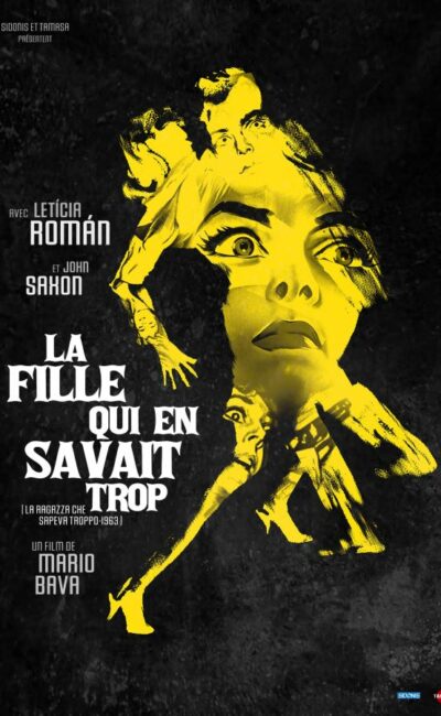 Affiche 2023 du film de Mario Bava : La fille qui en savait trop
