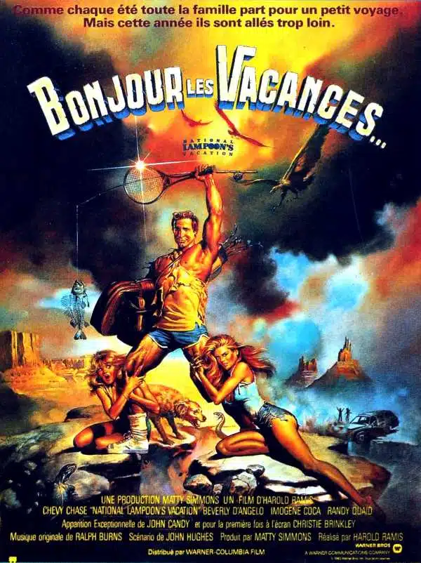 Bonjour les vacances, l'affiche