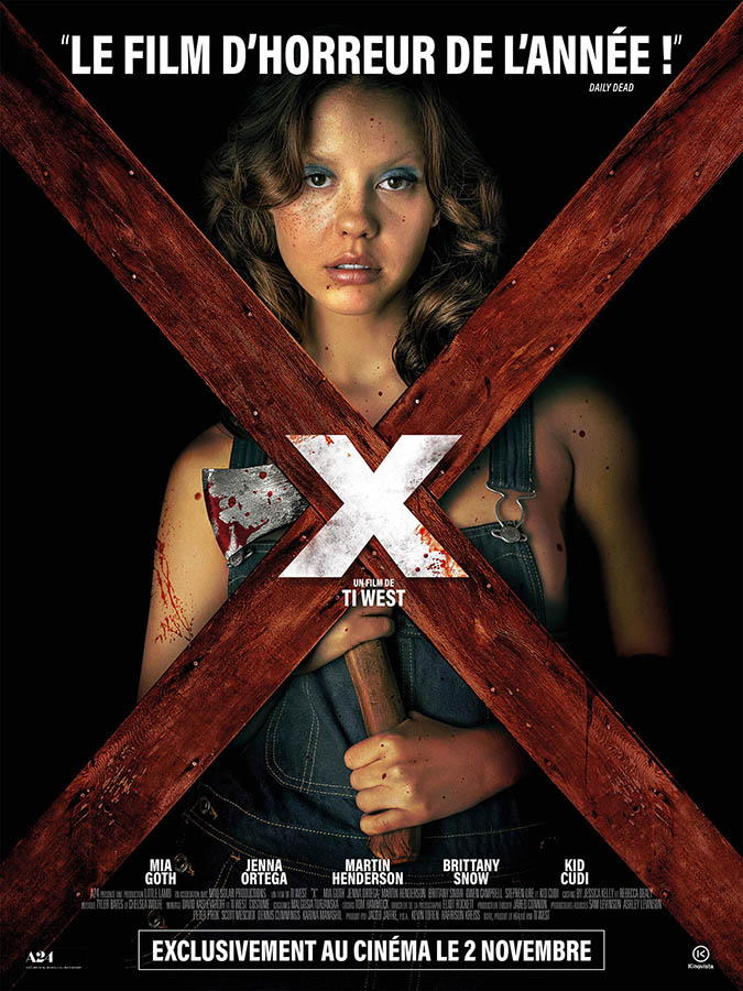 X de Ti West, affiche du film