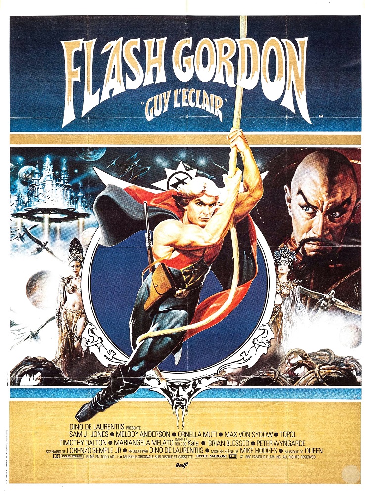 Affiche française de "Flash Gordon" de Mike Hodges