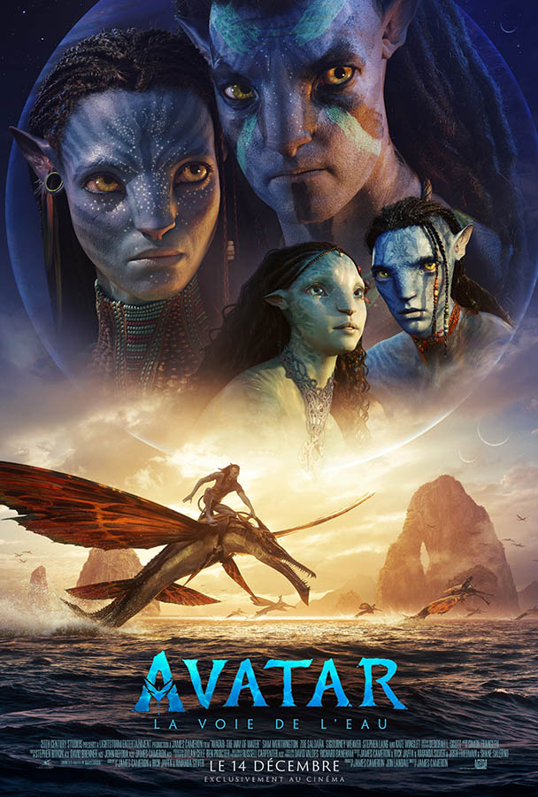 Affiche définitive de Avatar, la voie de l'eau