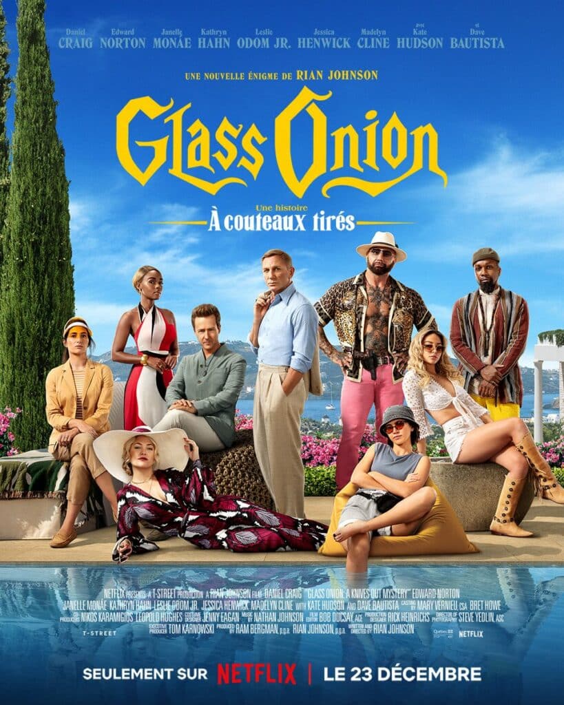Glass Onions, Une histoire à couteaux tirés, affiche du film