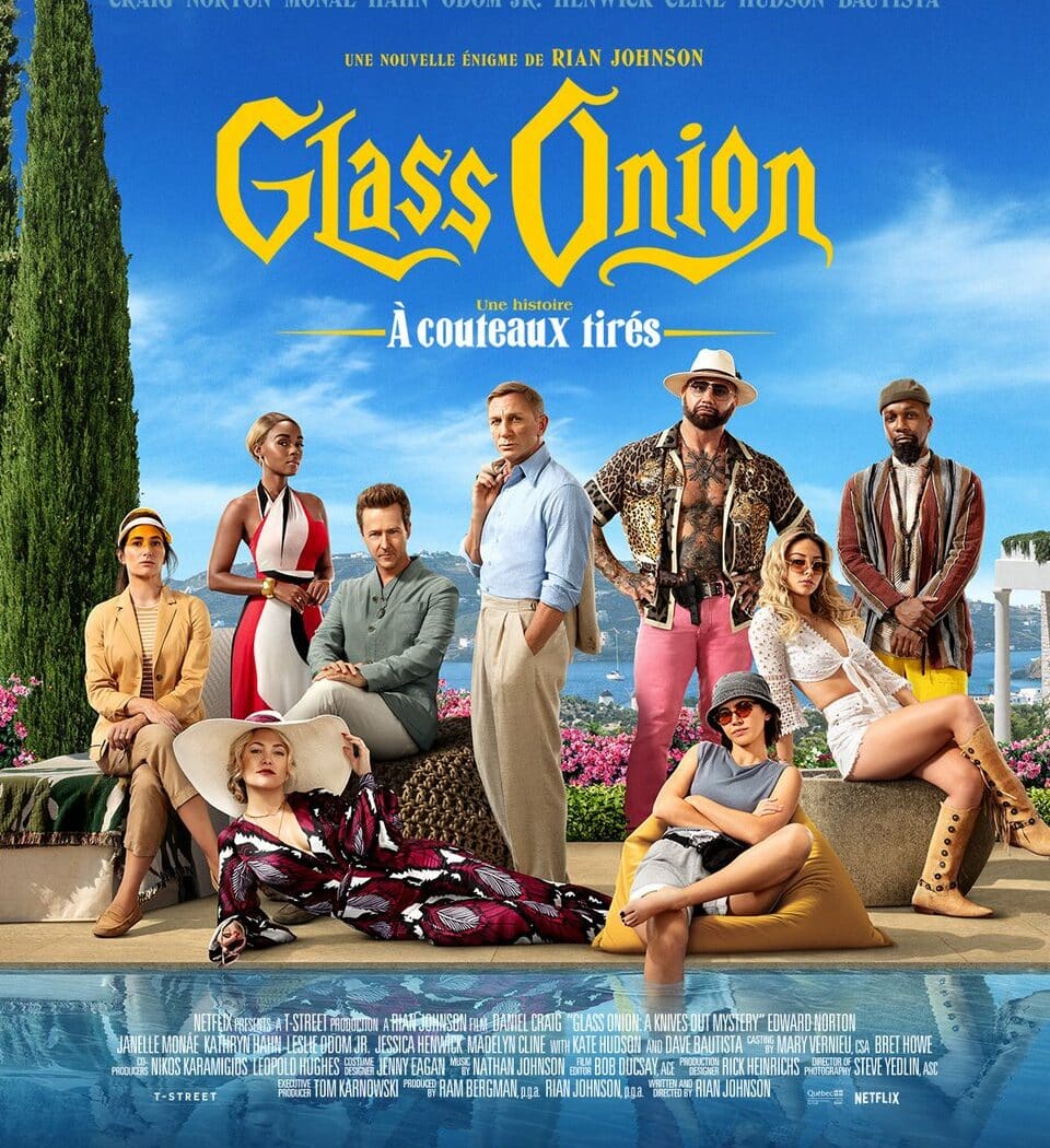 Glass Onions, Une histoire à couteaux tirés, affiche du film