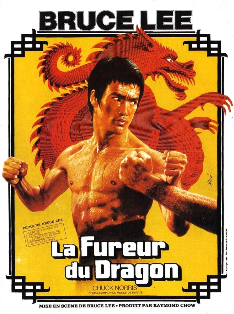 La fureur du dragon, affiche du film