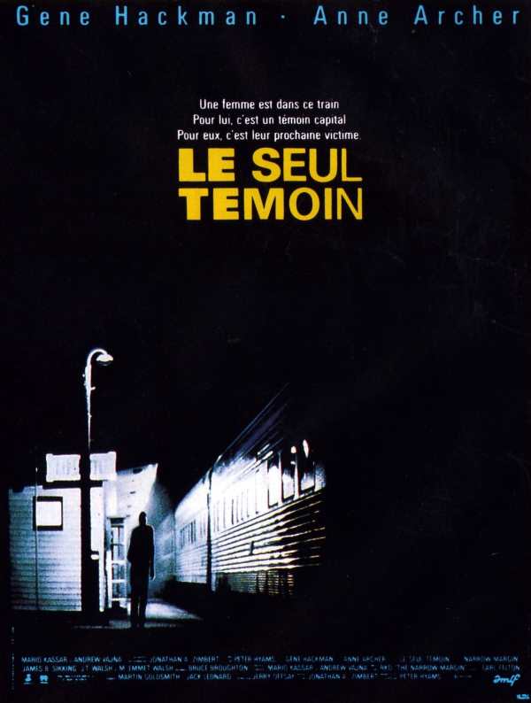 Le seul témoin, l'affiche