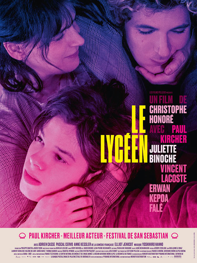 Le lycée, affiche du film de Christophe Honoré (2022)
