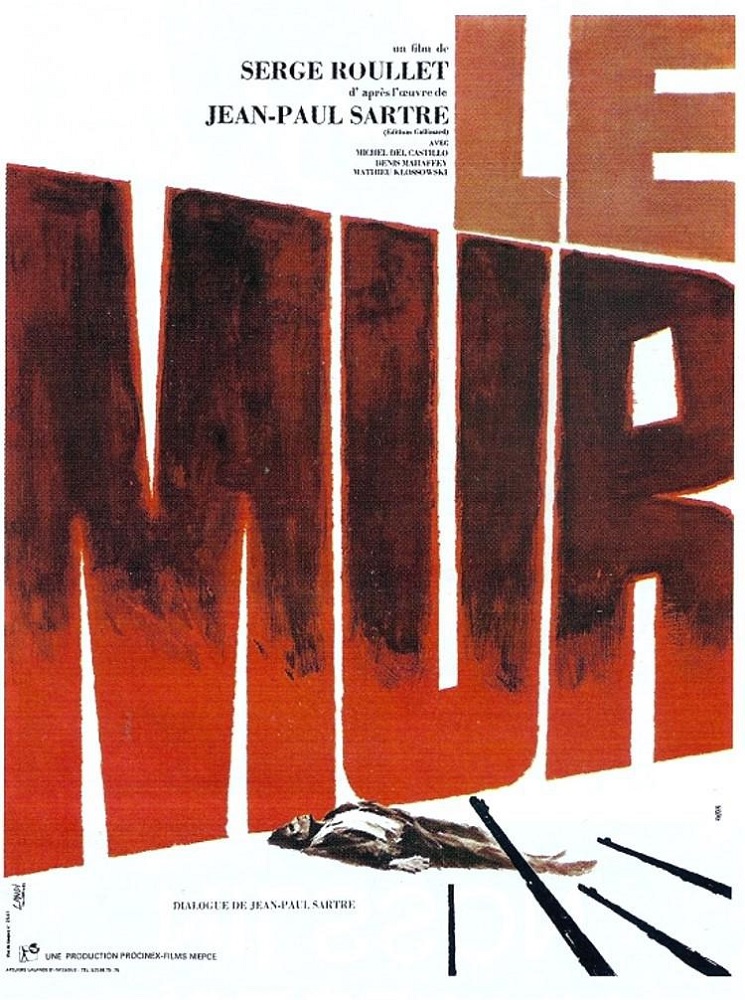 Le mur, affiche du fklm de Serge Roullet