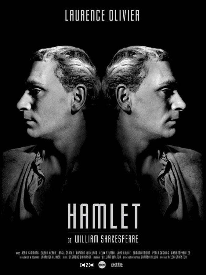 Affiche de la reprise d'Hamlet
