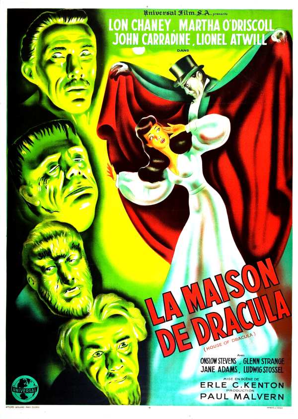 La maison de Dracula, l'affiche