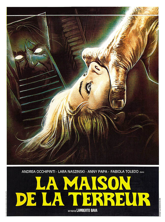 La maison de la terreur, affiche du film de Lamberto Bava - Copyrights : Enzo Sciotti