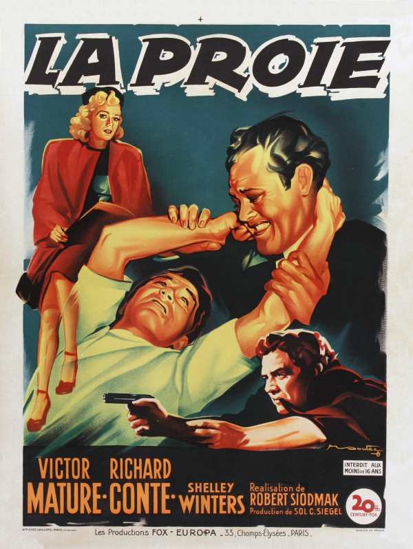 La proie, l'affiche du film de 1948