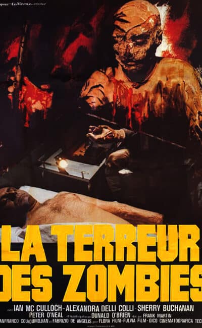 La terreur des zombies, affiche cinéma