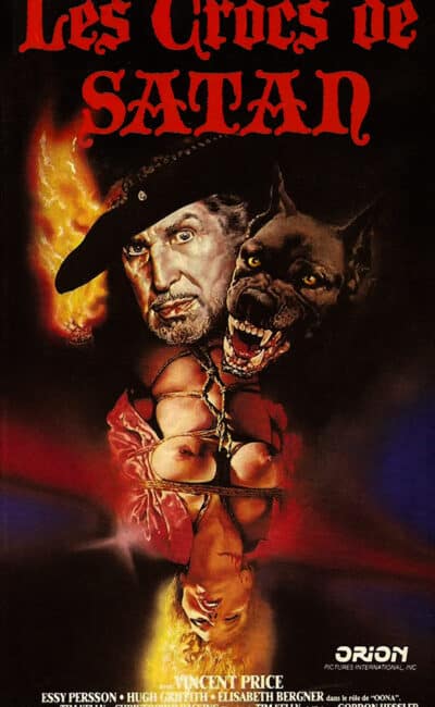 Les crocs de Satan, jaquette VHS
