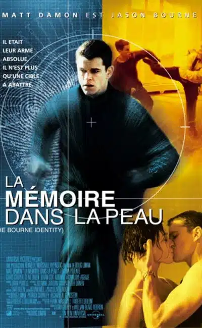 Affiche française de "La mémoire dans la peau"