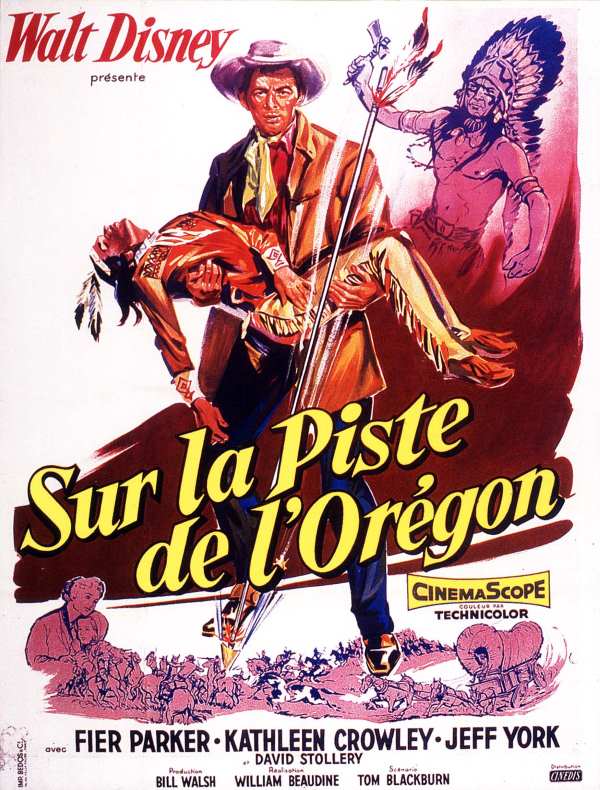 Sur la piste de l'Oregon, l'affiche