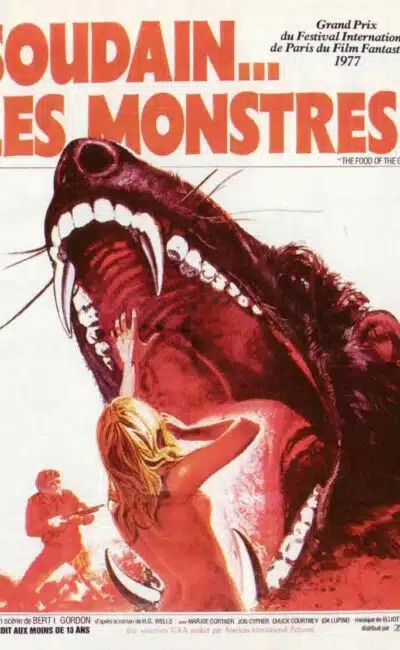 Affiche française de "Soudain... les monstres" de Bert I. Gordon