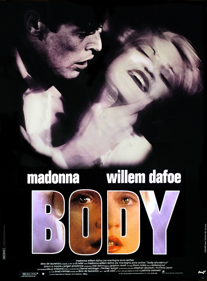 Affiche française de Body, d'Uli Edel, avec Madonna