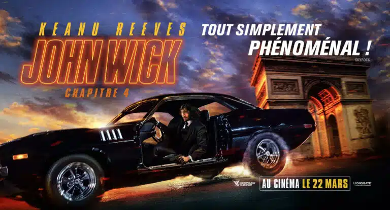 Démarrages Paris 14h : John Wick 4 dégaine plus vite en périphérie que sur Paname