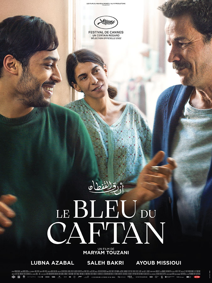 Le bleu du caftan, affiche du film de Maryam Touzani