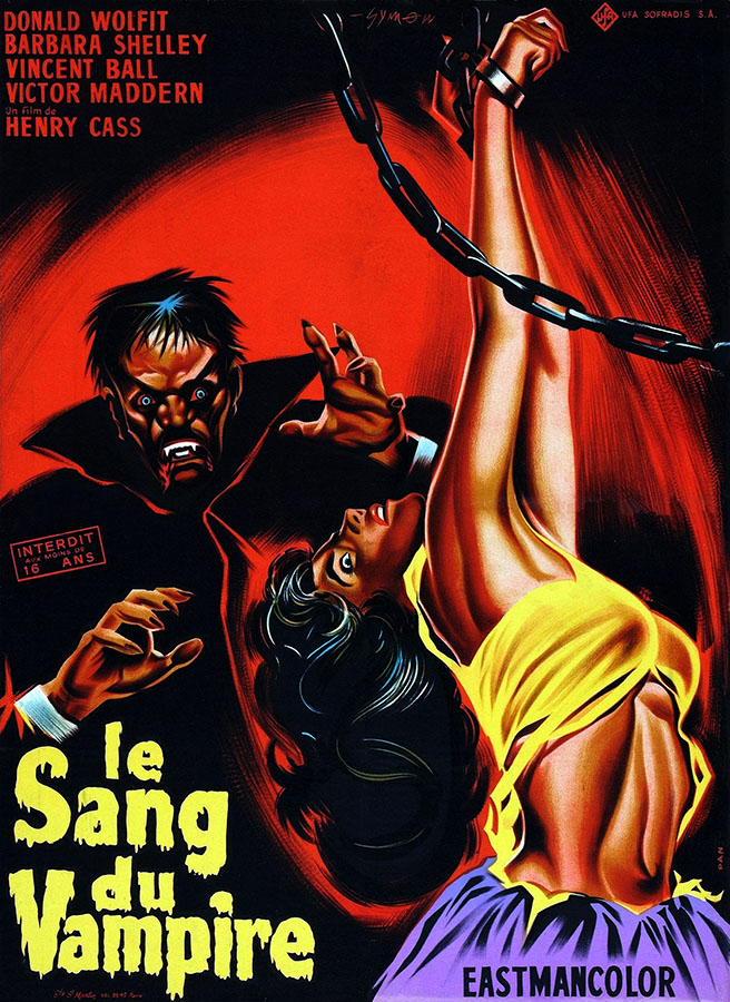 Le sang du vampire, l'affiche