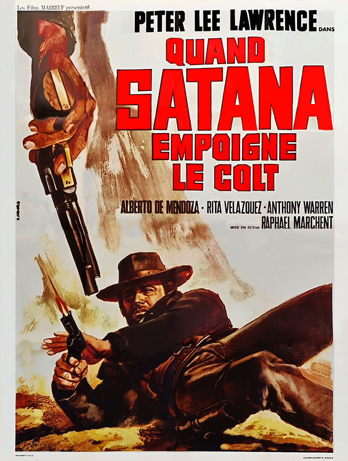 Quand Satana empoigne le colt, affiche de Casaro