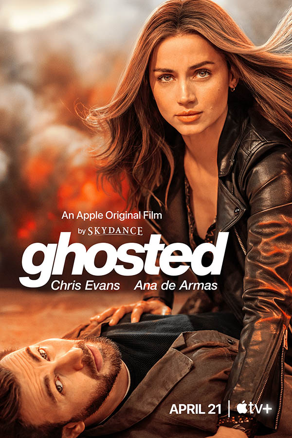 Ghosted, affiche (Chris Evans, Ana de Armas)