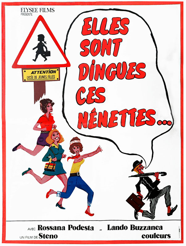 Affiche d'Elles sont folles ces nénettes